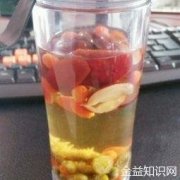 枸杞菊花红枣茶的功效与作用
