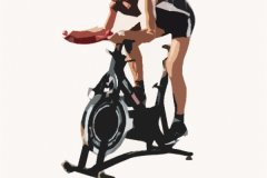 女生蹬动感单车1小时尿液似酱油 锻炼也要适可而止