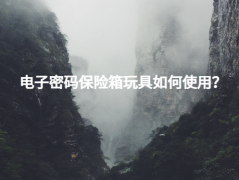电子密码保险箱玩具如何使用？