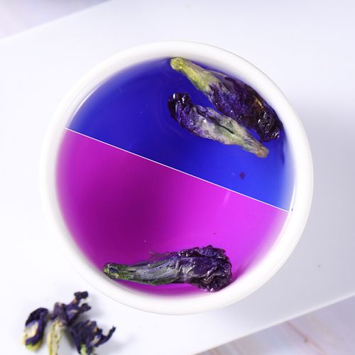 紫薯汤变蓝色还能喝吗
